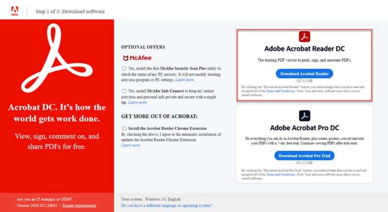 open my download folder and go to adobe acrobat installer