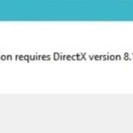 This application requires DirectX version 8.1 or greater to run