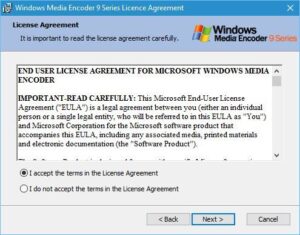 Настроить windows media encoder