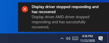 fix display driver windows 10 freezing