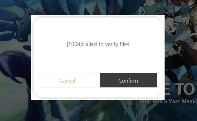 Fix Genshin Impact Failed To Verify Files 1004 Error In Windows 10 Windows 10 Free Apps Windows 10 Free Apps