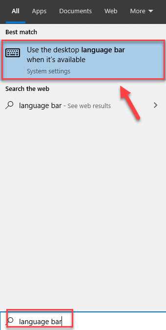 FIX: Language Bar Missing from Taskbar in Windows 10 - Windows 10 Free