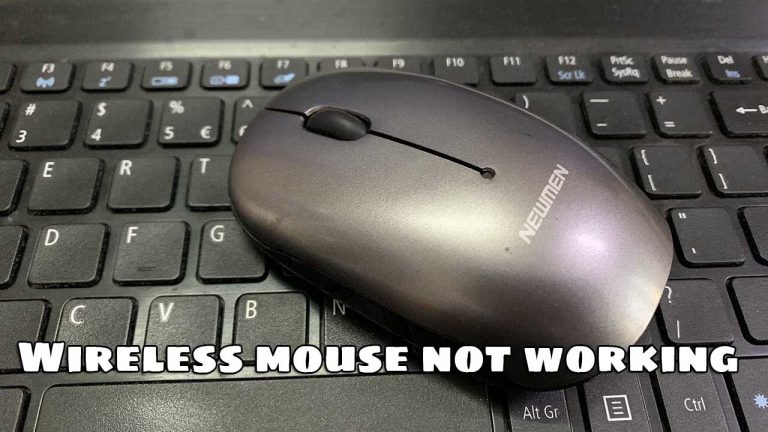 mouse not working on my pc windows 7