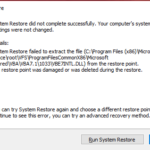 FIX: System Restore did not complete successfully in Windows 10