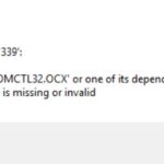 How to Fix the ‘comdlg32.ocx’ missing Error on Windows 11/10