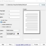 How to add Page Numbers to PDF files