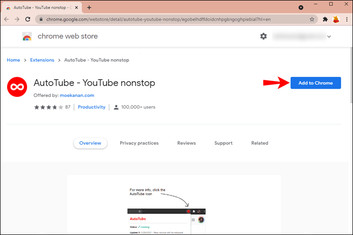 Youtube nonstop 2024 extension for chrome