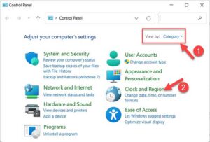 Control-Panel-View-by-Category-Clock-and-Region-min-1 - Windows 10 Free ...