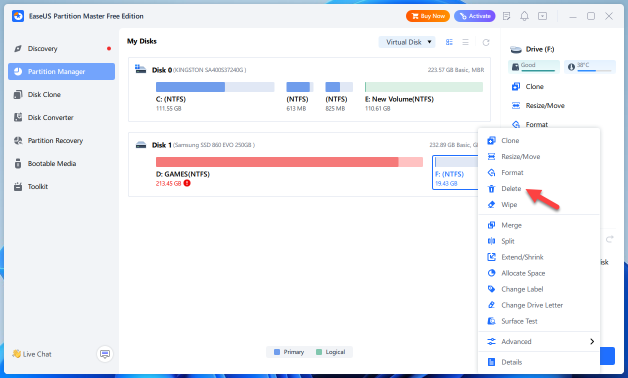 How to Delete All Partitions Windows 11/10 - Windows 10 Free Apps ...